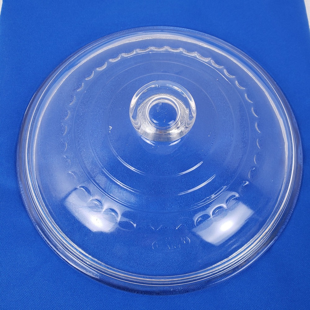 Wagner Ware C-8 Glass Lid Replacement 10.5 Inch Round Self Basting Cover Clear